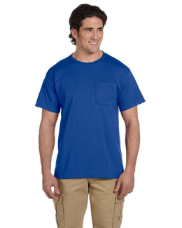 Jerzees 50/50 Pocket T-Shirt 29P | Royal - Front