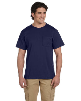 Jerzees 50/50 Pocket T-Shirt 29P | J Navy - Front