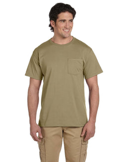Jerzees 50/50 Pocket T-Shirt 29P | Khaki - Front