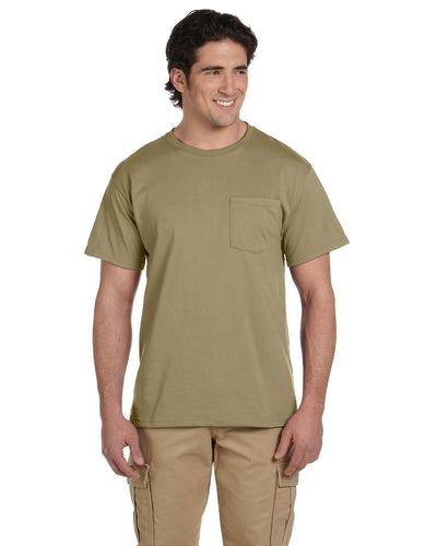Jerzees 50/50 Pocket T-Shirt 29P | Khaki - Front