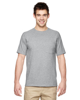 Jerzees 50/50 Pocket T-Shirt 29P | Athletic Heather - Front