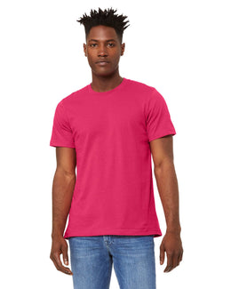 Bella+Canvas Unisex T-Shirt 3001C | Fuchsia - Front