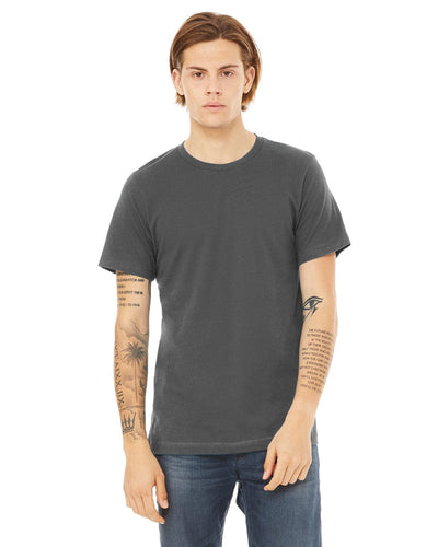 Bella+Canvas Unisex T-Shirt 3001C | Asphalt - Front