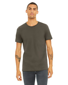 Bella+Canvas Unisex T-Shirt 3001C | Army - Front