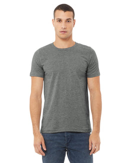 Bella+Canvas Unisex Heather CVC T-Shirt 3001CVC | Deep Heather - Front