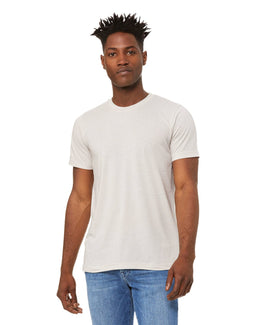 Bella+Canvas Unisex Heather CVC T-Shirt 3001CVC | Heather Cement - Front
