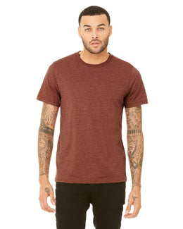Bella+Canvas Unisex Heather CVC T-Shirt 3001CVC | Heather Clay - Front