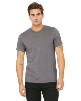 Bella+Canvas Unisex Heather CVC T-Shirt 3001CVC | Heather Storm - Front