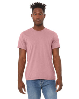 Bella+Canvas Unisex Heather CVC T-Shirt 3001CVC | Heather Orchid - Front