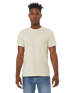 Bella+Canvas Unisex Heather CVC T-Shirt 3001CVC | Hthr Prsm Naturl - Front