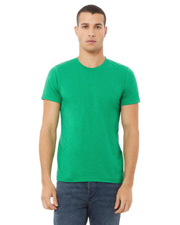 Bella+Canvas Unisex Heather CVC T-Shirt 3001CVC | Heather Kelly - Front