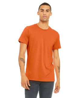 Bella+Canvas Unisex Heather CVC T-Shirt 3001CVC | Heather Orange - Front