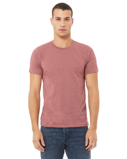 Bella+Canvas Unisex Heather CVC T-Shirt 3001CVC | Heather Mauve - Front