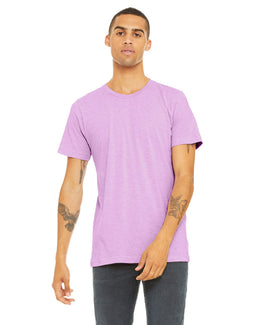 Bella+Canvas Unisex Heather CVC T-Shirt 3001CVC | Hthr Prism Lilac - Front
