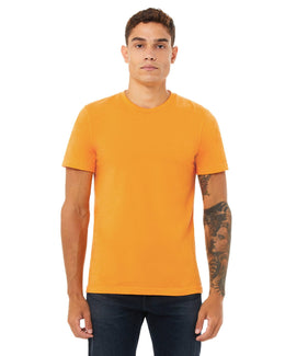 Bella+Canvas Unisex Heather CVC T-Shirt 3001CVC | Heathr Marmalade - Front