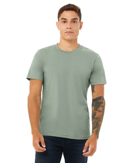 Bella+Canvas Unisex Heather CVC T-Shirt 3001CVC | Heather Sage - Front