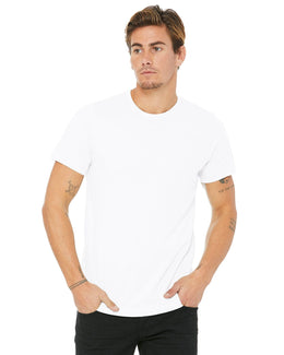 Bella+Canvas Unisex Made in the USA Short Sleeve T-Shirt 3001U | White - Front