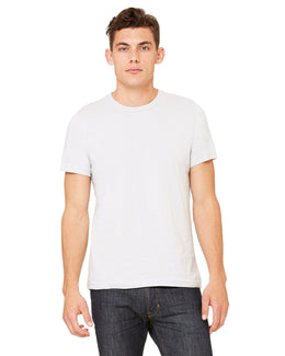 Bella+Canvas Unisex Made in the USA Short Sleeve T-Shirt 3001U | Silver - Front