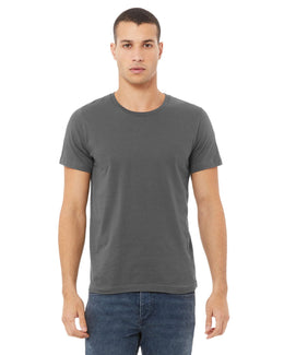 Bella+Canvas Unisex Made in the USA Short Sleeve T-Shirt 3001U | Asphalt - Front