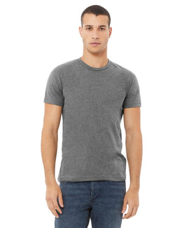 Bella+Canvas Unisex Made in the USA Short Sleeve T-Shirt 3001U | Deep Heather - Front