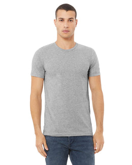 Bella+Canvas Unisex Made in the USA Short Sleeve T-Shirt 3001U | Athletic Heather - Front