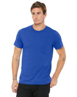 Bella+Canvas Unisex Made in the USA Short Sleeve T-Shirt 3001U | True Royal - Front