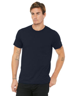 Bella+Canvas Unisex Made in the USA Short Sleeve T-Shirt 3001U | Navy - Front