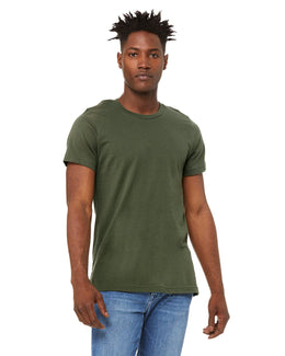 Bella+Canvas Unisex Made in the USA Short Sleeve T-Shirt 3001U | Military Green - Front