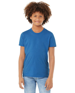 Bella+Canvas Youth Short Sleeve T-Shirt 3001Y | Columbia Blue - Front