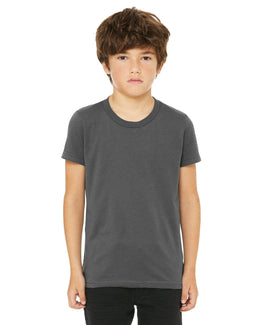 Bella+Canvas Youth Short Sleeve T-Shirt 3001Y | Asphalt - Front