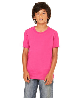 Bella+Canvas Youth Short Sleeve T-Shirt 3001Y | Berry - Front