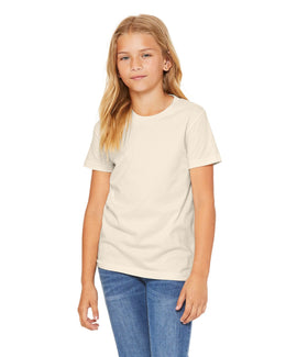 Bella+Canvas Youth Short Sleeve T-Shirt 3001Y | Natural - Front