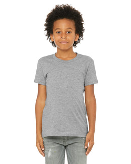 Bella+Canvas Youth Short Sleeve T-Shirt 3001Y | Athletic Heather - Front