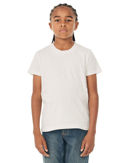 Bella+Canvas Youth Short Sleeve T-Shirt 3001Y | Vintage White - Front