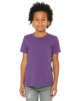 Bella+Canvas Youth Short Sleeve T-Shirt 3001Y | Royal Purple - Front