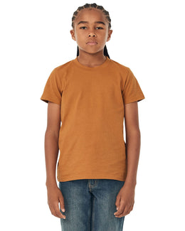 Bella+Canvas Youth Short Sleeve T-Shirt 3001Y | Toast - Front