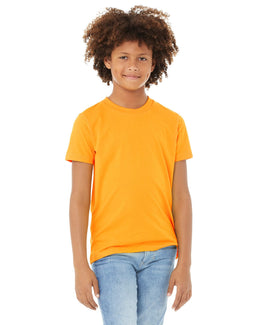 Bella+Canvas Youth Short Sleeve T-Shirt 3001Y | Gold - Front