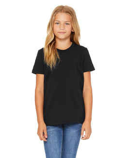 Bella+Canvas Youth Short Sleeve T-Shirt 3001Y | Vintage Black - Front