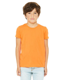 Bella+Canvas Youth Short Sleeve T-Shirt 3001Y | Neon Orange - Front