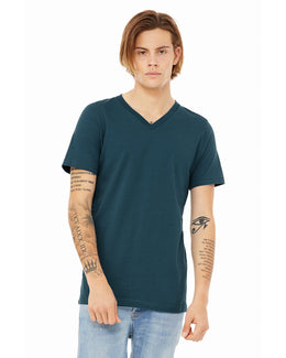 Bella+Canvas Unisex V-Neck T-Shirt 3005 | Deep Teal - Front