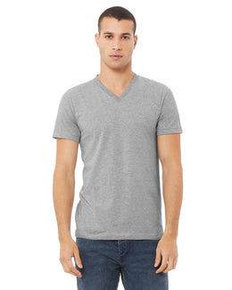 Bella+Canvas Unisex V-Neck T-Shirt 3005 | Athletic Heather - Front