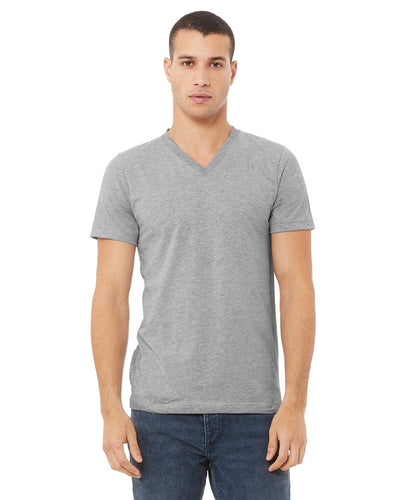 Bella+Canvas Unisex V-Neck T-Shirt 3005 | Athletic Heather - Front