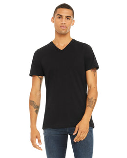 Bella+Canvas Unisex V-Neck T-Shirt 3005 | Black - Front