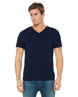 Bella+Canvas Unisex V-Neck T-Shirt 3005 | Navy - Front