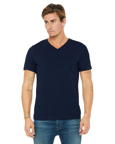 Bella+Canvas Unisex V-Neck T-Shirt 3005 | Navy - Front