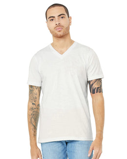 Bella+Canvas Unisex V-Neck T-Shirt 3005 | Vintage White - Front