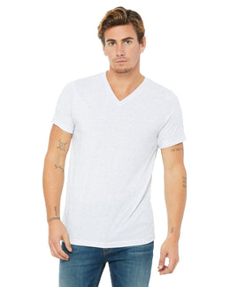 Bella+Canvas Unisex V-Neck T-Shirt 3005 | Ash - Front