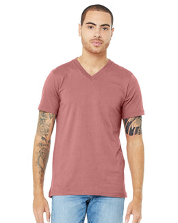 Bella+Canvas Unisex V-Neck T-Shirt 3005 | Mauve - Front