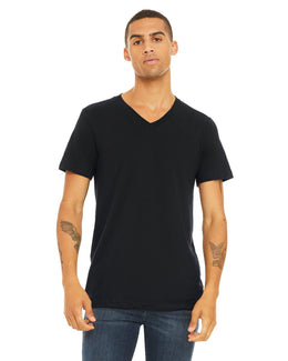 Bella+Canvas Unisex V-Neck T-Shirt 3005 | Vintage Black - Front