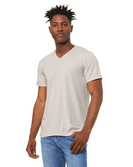 Bella+Canvas Unisex V-Neck T-Shirt 3005 | Heather Dust - Front